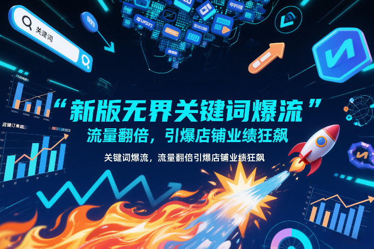 图片[1]-新版无界关键词爆流，流量翻倍，引爆店铺业绩狂飙——生财有道创业项目网-生财有道