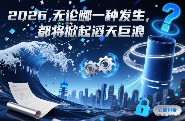 付费文章：2026，无论哪一种发生，都将掀起滔天巨浪——生财有道创业项目网