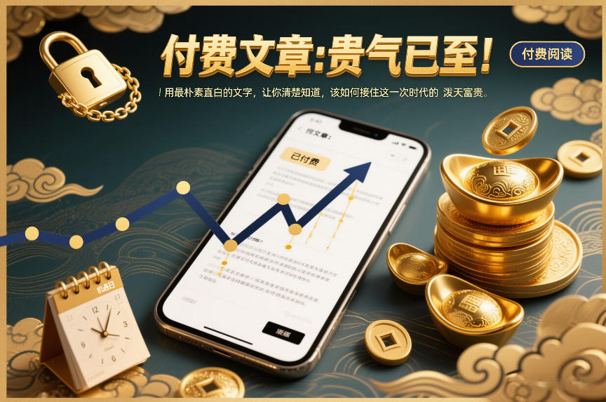 图片[1]-付费文章：贵气已至！用最朴素直白的文字，让你清楚知道，该如何接住这一次时代的泼天富贵——生财有道创业项目网-生财有道