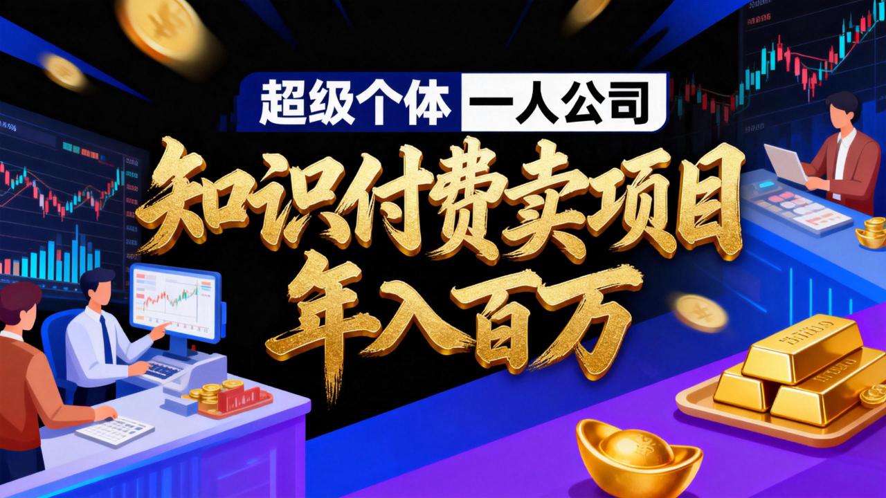 图片[1]-（17093期）2026年“超级个体一人公司”私域卖项目年入百万，个人IP-精准引流-项目包装-转化成交_生财有道创业项目网-生财有道