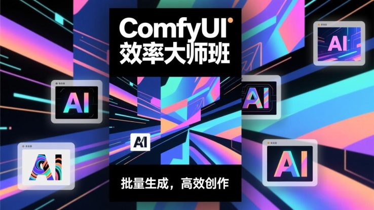 （17107期）ComfyUI效率大师班：工作流搭建，批量生成，将个人AI出图效率提升5-10倍，月接单收入1-3万_生财有道创业项目网