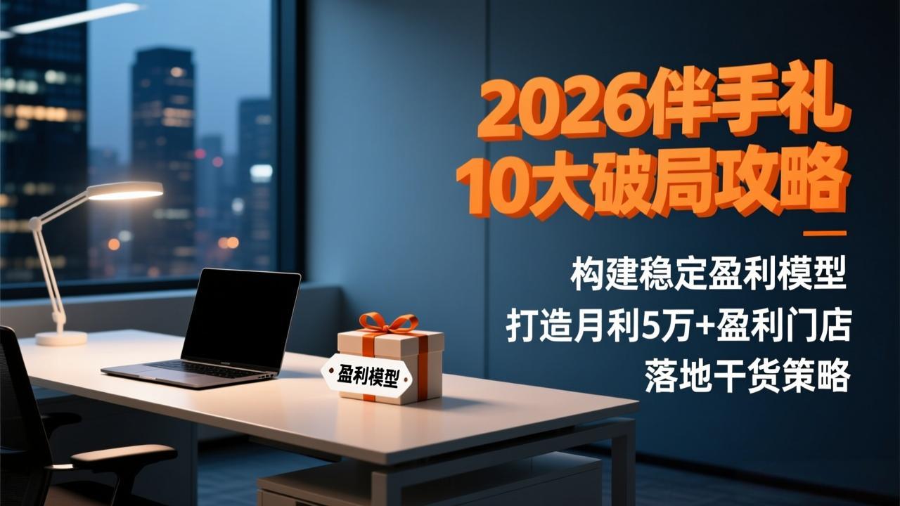 图片[1]-（17191期）2026伴手礼10大破局攻略：构建稳定盈利模型，打造月利5万+盈利门店，落地干货策略_生财有道创业项目网-生财有道