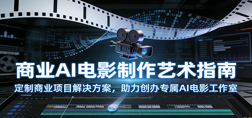 图片[1]-商业AI电影制作艺术指南：定制商业项目解决方案，助力创办专属AI电影工作室_生财有道创业网-生财有道