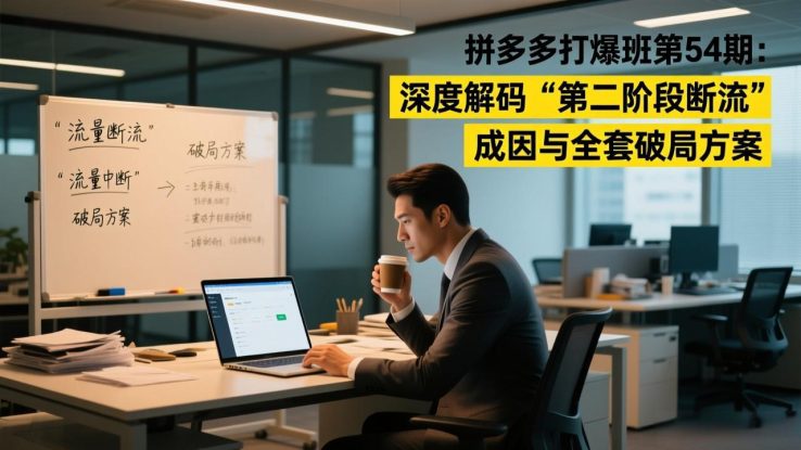 （17163期）拼多多打爆班第54期：深度解码“第二阶段断流”成因与全套破局方案_生财有道创业项目网
