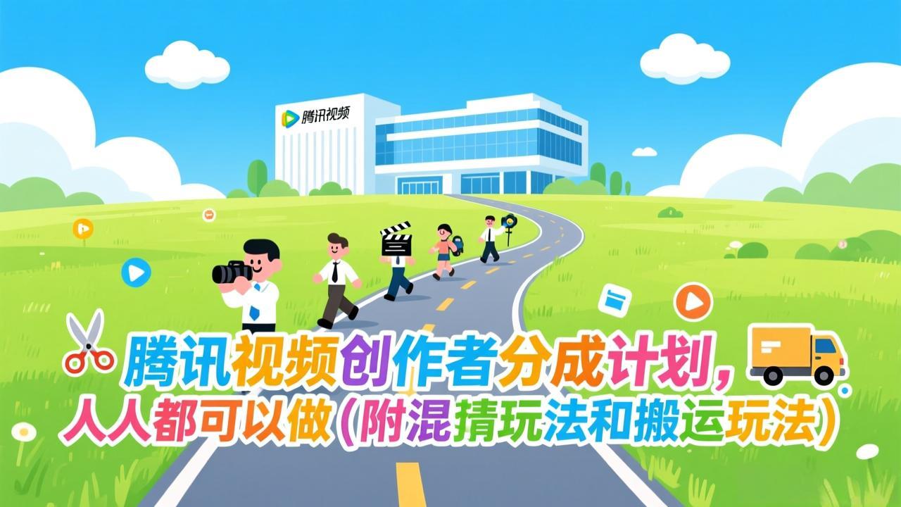 图片[1]-（17137期）腾讯视频创作者分成计划，人人都可以做（附混剪玩法和搬运玩法）_生财有道创业项目网-生财有道