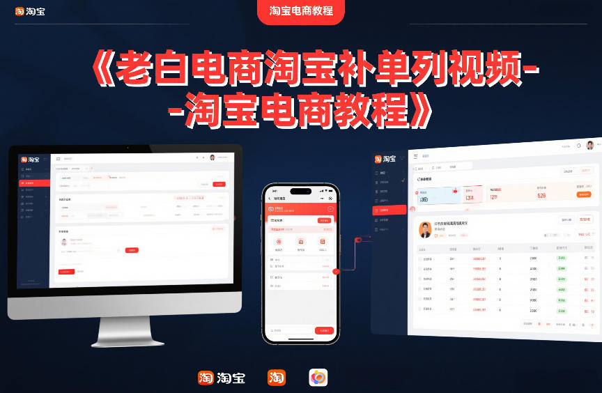 图片[1]-老白电商淘宝补单系列视频-淘宝电商教程——生财有道创业项目网-生财有道