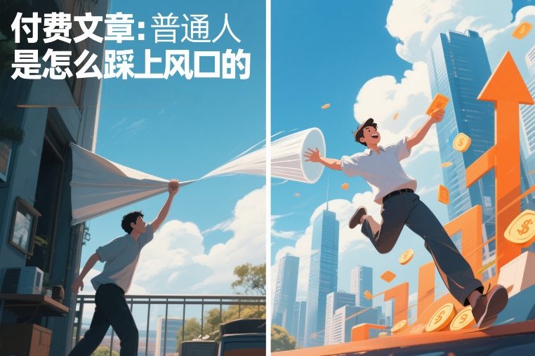 图片[1]-付费文章：普通人是怎么踩上风口的——生财有道创业项目网-生财有道