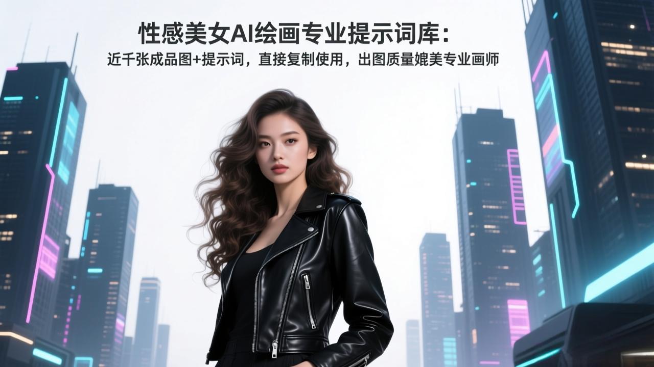 图片[1]-（17262期）性感美女AI绘画专业提示词库：近千张成品图+提示词，直接复制使用，出图质量媲美专业画师_生财有道创业项目网-生财有道