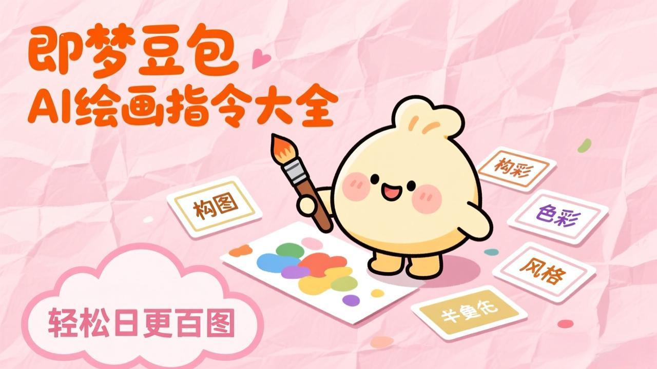图片[1]-（17261期）即梦豆包AI绘画指令大全：海量关键词库一键复制，出图效率提升10倍，轻松日更百图_生财有道创业项目网-生财有道