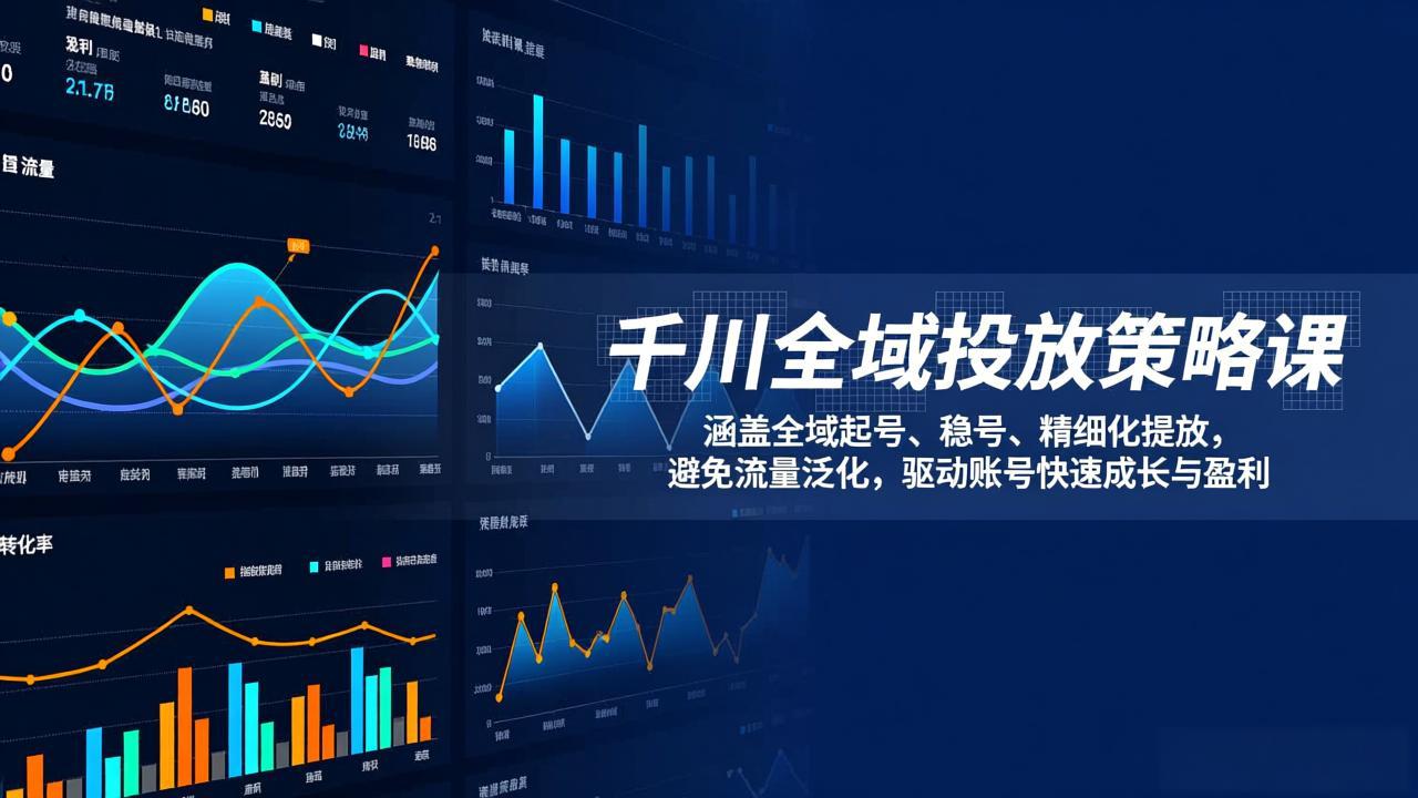 图片[1]-（17285期）千川全域投放策略课：涵盖全域起号、稳号、精细化投放，避免流量泛化，驱动账号快速成长与盈利_生财有道创业项目网-生财有道