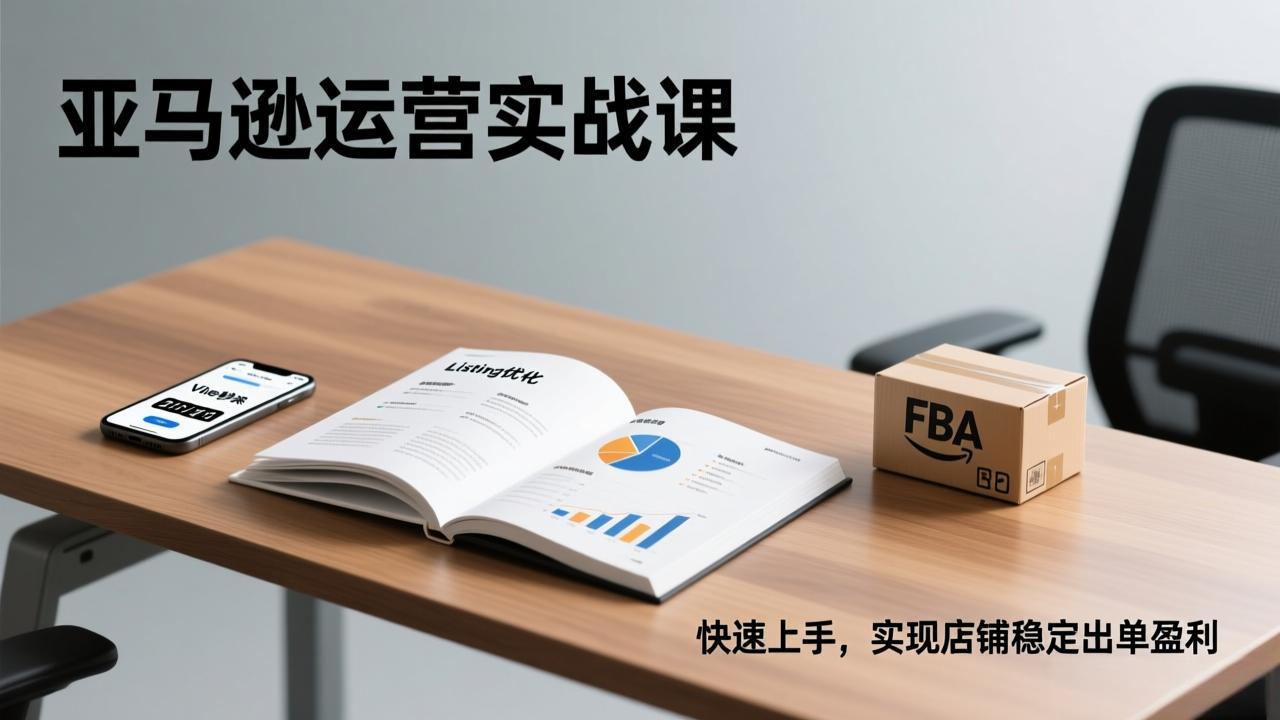图片[1]-（17287期）亚马逊运营实战课，Listing优化、Vine秒杀、FBA发货，快速上手，实现店铺稳定出单盈利_生财有道创业项目网-生财有道