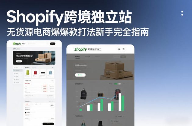 Shopify跨境独立站无货源电商爆款打法新手完全指南——生财有道创业项目网
