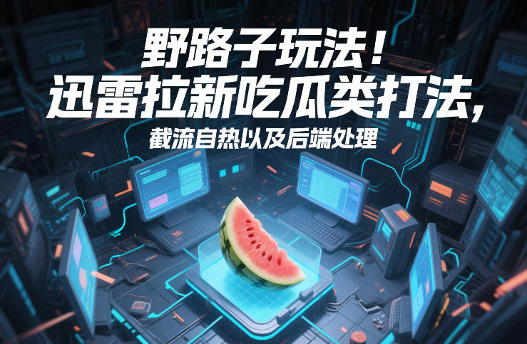 图片[1]-野路子玩法！迅雷拉新吃瓜类打法，截流自热以及后端处理——生财有道创业项目网-生财有道