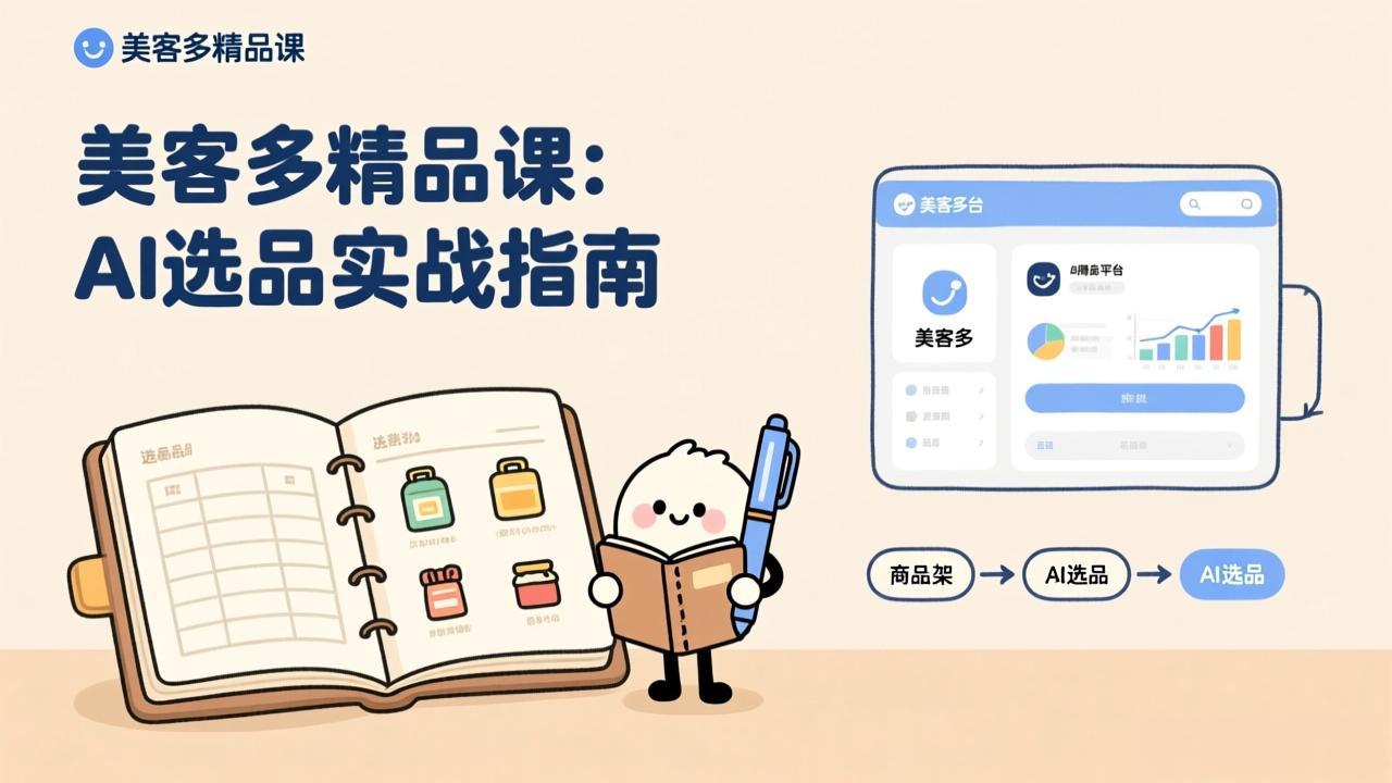 图片[1]-（17292期）AI+美客多精品课，工具实操、数据选品、AI优化，新手也能快速上手，月入5000+美元_生财有道创业项目网-生财有道