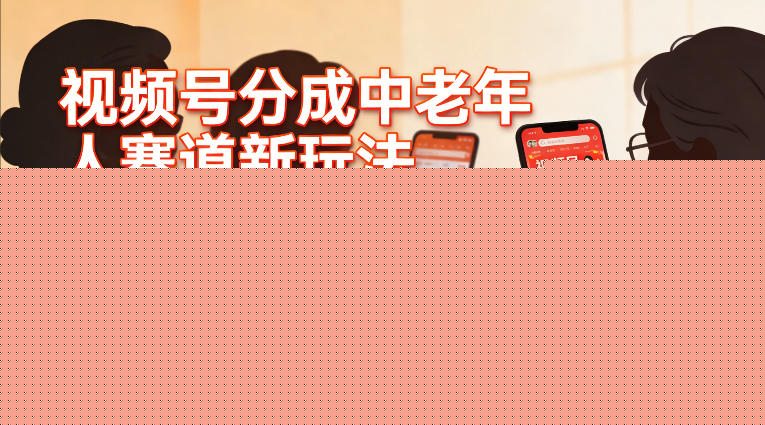 图片[1]-视频号分成中老年人赛道新玩法，单日收益388，稳定易落地——生财有道创业项目网-生财有道