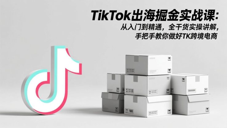 （17368期）TikTok出海掘金实战课：从入门到精通，全干货实操讲解，手把手教你做好TK跨境电商_生财有道创业项目网