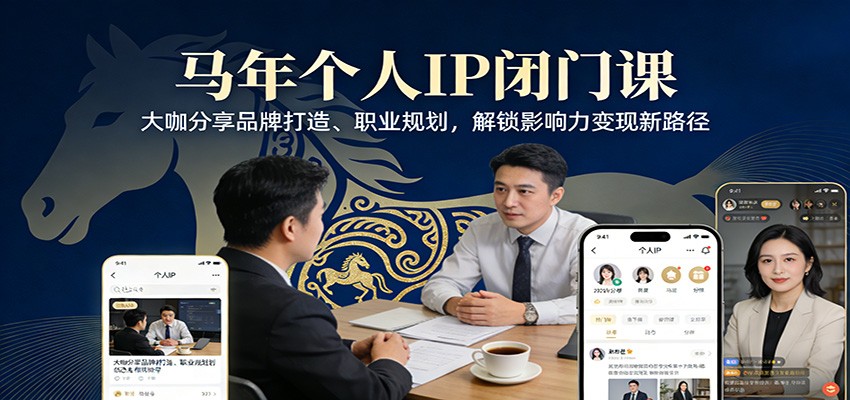 图片[1]-马年个人IP闭门课，大咖分享品牌打造、职业规划，解锁影响力变现新路径_生财有道创业网-生财有道