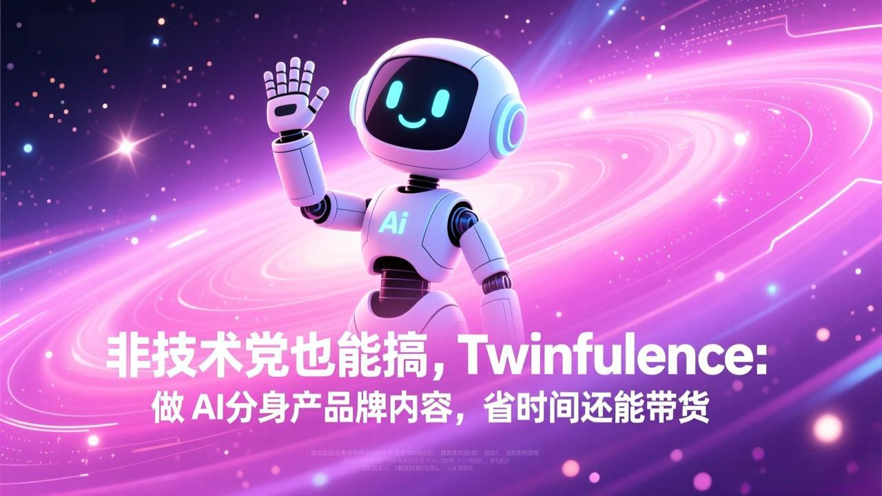 图片[1]-（17381期）非技术党也能搞!Twinfluence:做 AI 分身产品牌内容,省时间还能带货_生财有道创业项目网-生财有道