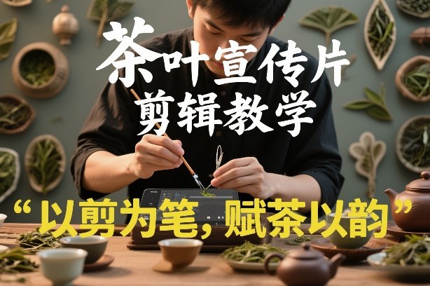 图片[1]-茶叶宣传片剪辑教学，以剪为笔，赋茶以韵，新手也能拍出高级感——生财有道创业项目网-生财有道