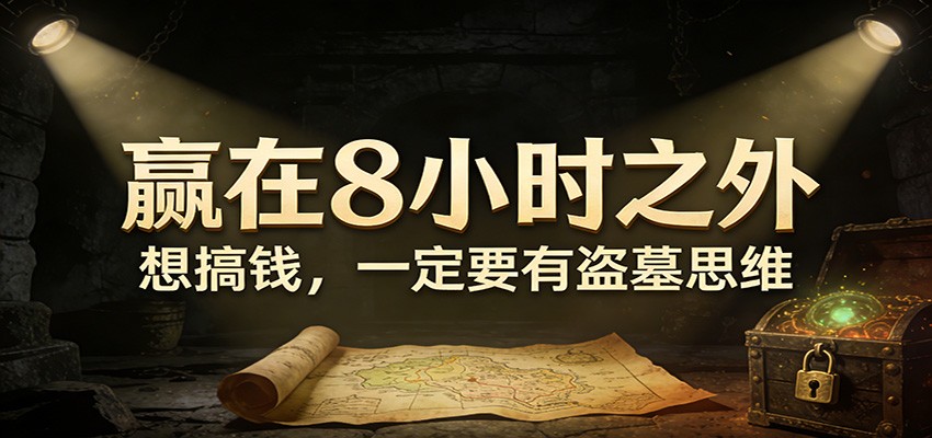 图片[1]-公众号付费文章《赢在8小时之外，想搞钱，一定要有盗墓思维》_生财有道创业网-生财有道