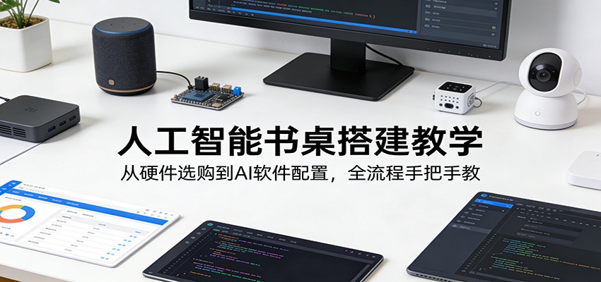 图片[1]-人工智能书桌搭建教学：从硬件选购到AI软件配置，全流程手把手教_生财有道创业网-生财有道