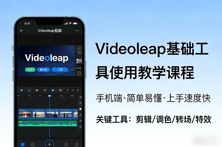 图片[1]-Videoleap基础工具使用教学课程，手机端视频剪辑教学，简单易懂，上手速度快——生财有道创业项目网-生财有道