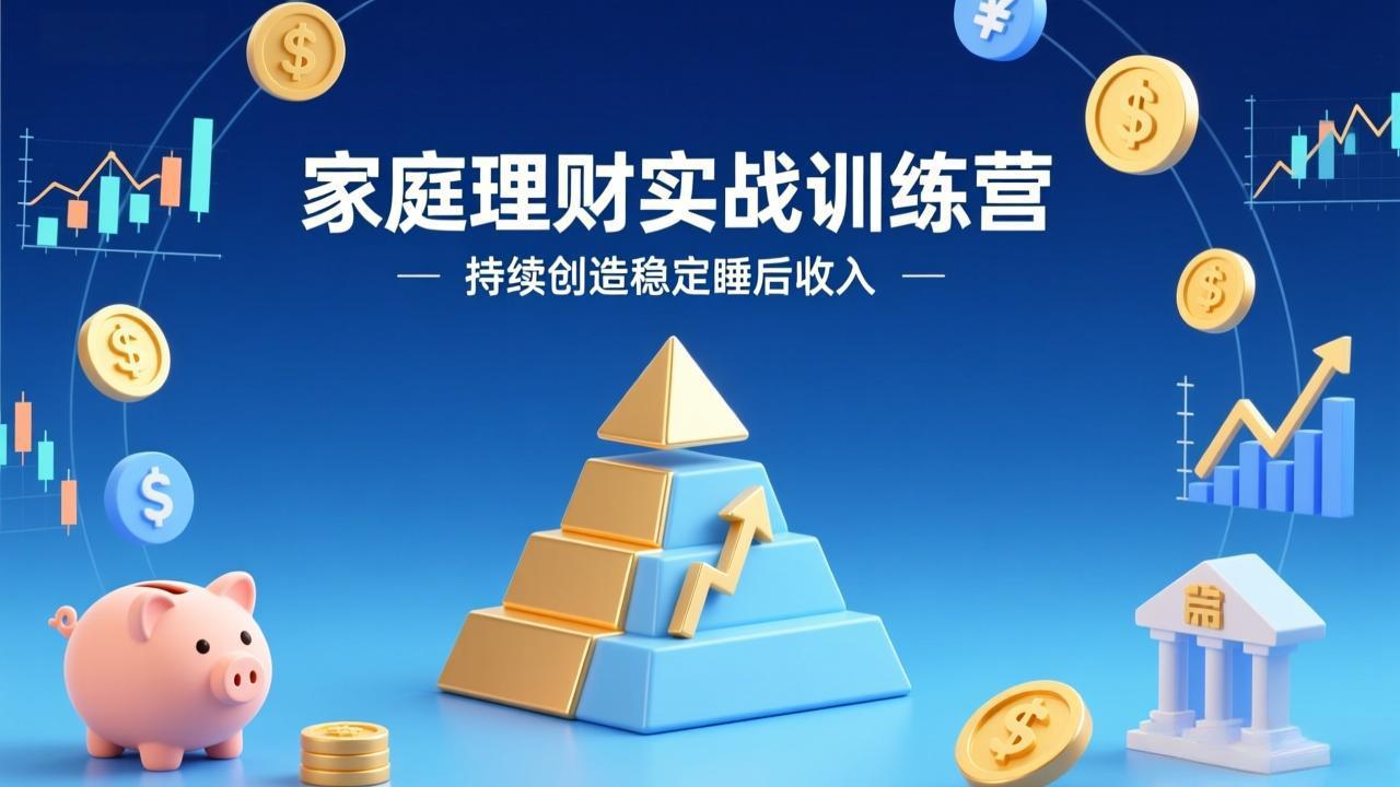 图片[1]-（17486期）家庭理财实战训练营：从0到1建体系，三阶进阶层层递进，助你持续创造稳定睡后收入_生财有道创业项目网-生财有道
