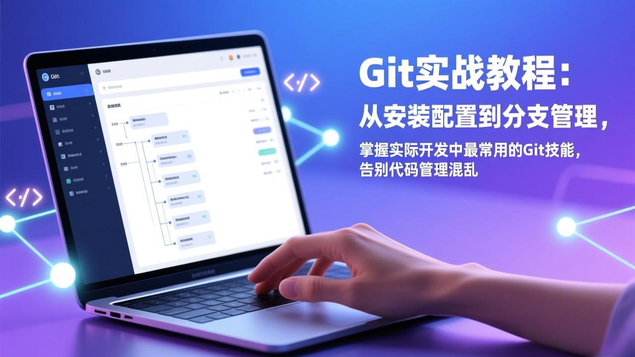 图片[1]-（17513期）Git实战教程：从安装配置到分支管理，掌握实际开发中最常用的Git技能，告别代码管理混乱_生财有道创业项目网-生财有道