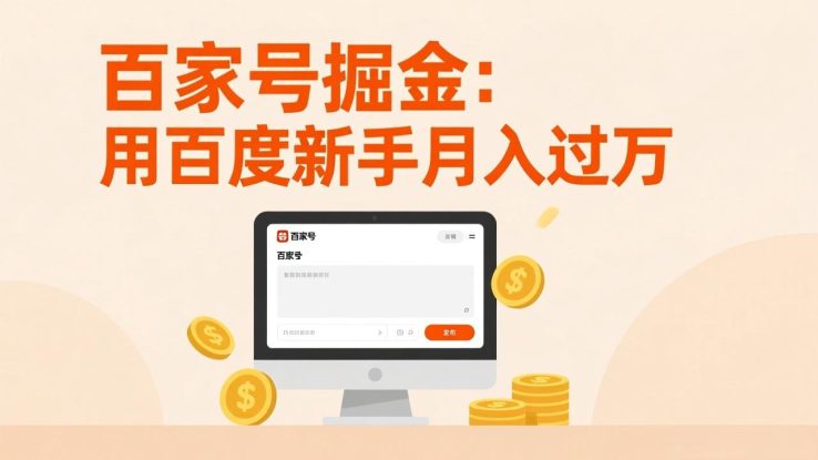 （17549期）家号掘金：用百度新手月入过万，日入300，无需引流，全新手机搬砖项目_生财有道创业项目网