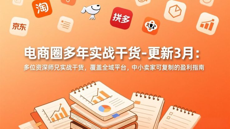 （17577期）电商圈多年实战干货-更新3月：多位资深师兄实战干货，覆盖全域平台，中小卖家可复制的盈利指南_生财有道创业项目网