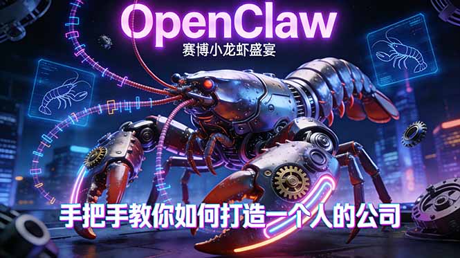 （17684期）OpenClaw，小龙虾-从产品到爆款的成长之路，手把手教你如何打造一个人的公司_生财有道创业项目网