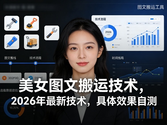 图片[1]-美女图文搬运技术，2026年最新技术，具体效果自测——生财有道创业项目网-生财有道