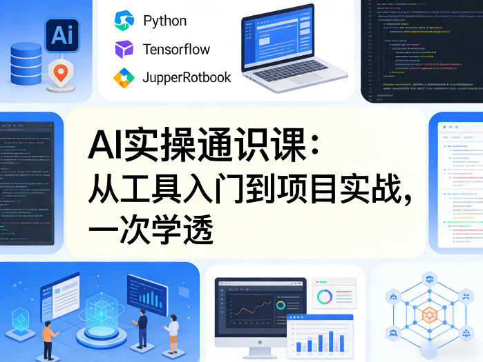 图片[1]-AI实操通识课，从工具入门到项目实战，一次学透——生财有道创业项目网-生财有道