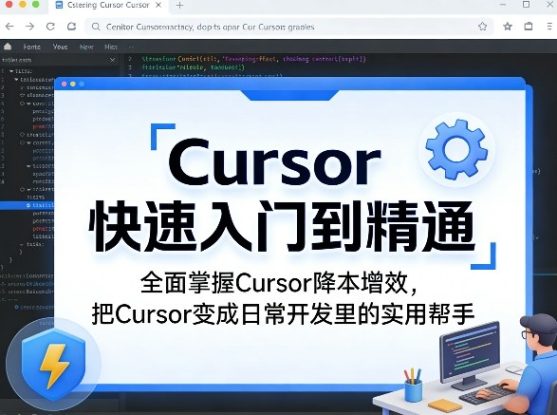 Cursor快速入门到精通，全面掌握Cursor降本增效，把Cursor变成日常开发里的实用帮手——生财有道创业项目网