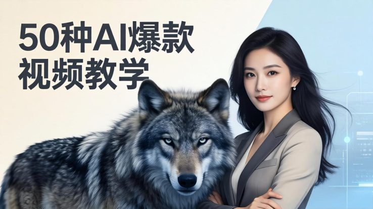 （17815期）50种AI爆款视频教学：影视级古诗词+治愈萌宠+山海经蛟龙，高阶宝典商业落地_生财有道创业项目网