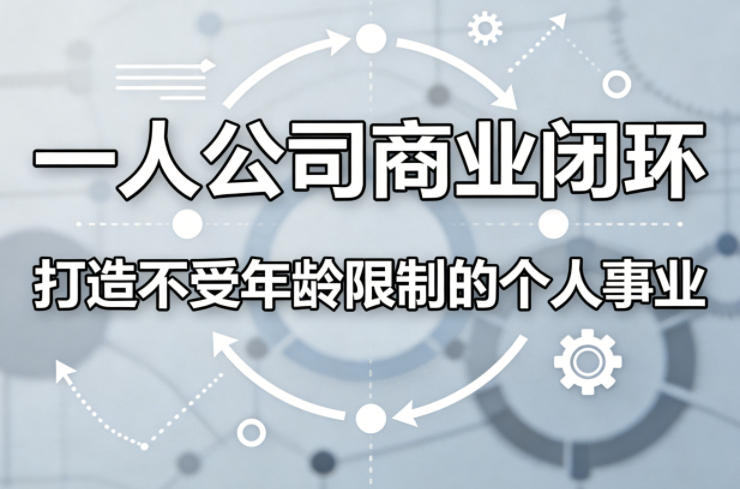 图片[1]-一人公司商业闭环，打造一份不受年龄限制的个人事业——生财有道创业项目网-生财有道