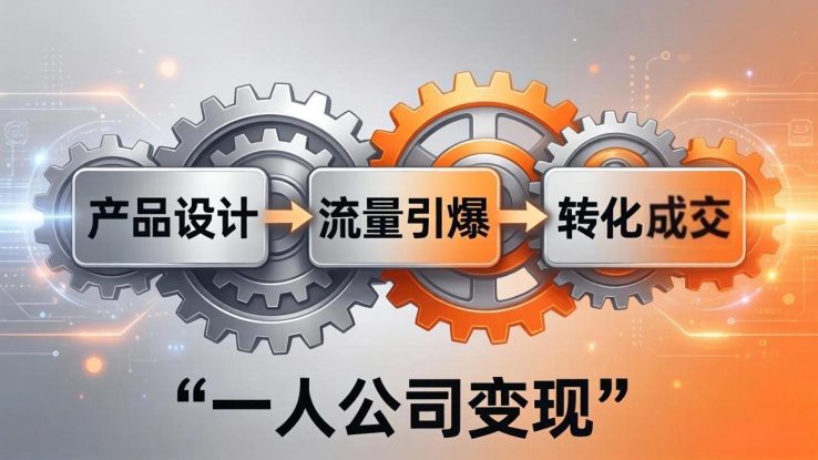 （17864期）一人公司变现全攻略：产品设计+流量引爆+转化成交，打造不受年龄限制的长期事业_生财有道创业项目网