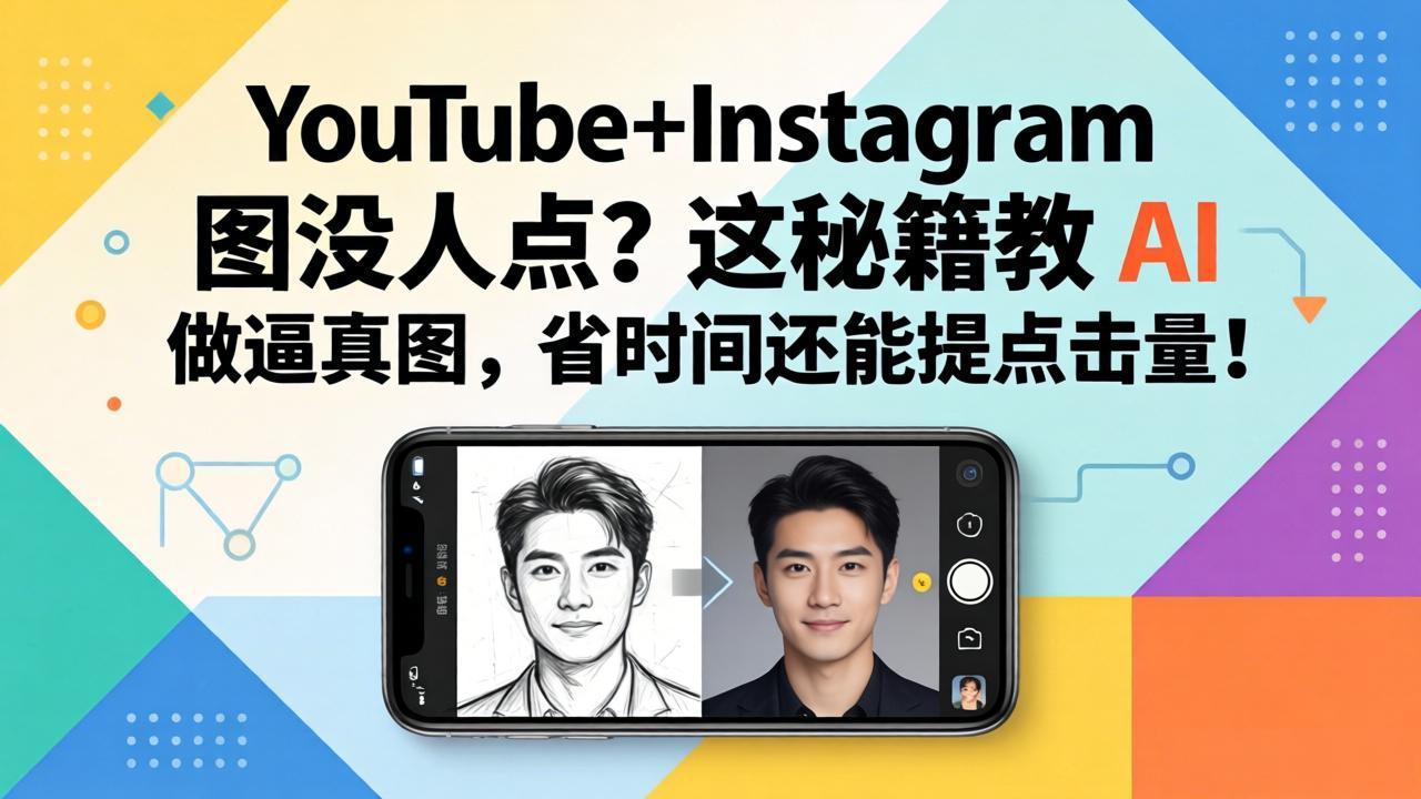 图片[1]-（17911期）YouTube+Instagram图没人点？这秘籍教 AI 做逼真图，省时间还能提点击量_生财有道创业项目网-生财有道