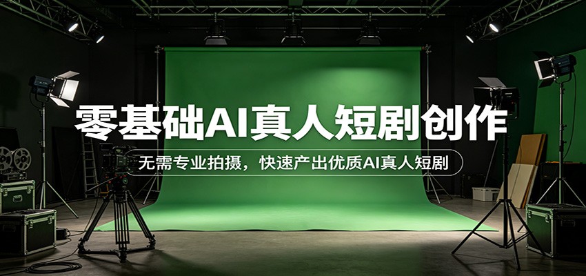 图片[1]-零基础AI真人短剧创作：无需专业拍摄，快速产出优质AI真人短剧_生财有道创业网-生财有道