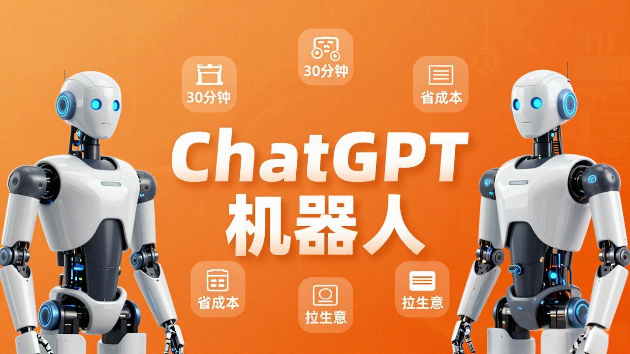 图片[1]-（17982期）智能机器人定制速成课：技术小白30分钟做出ChatGPT机器人，省时间砍成本还能拉生意_生财有道创业项目网-生财有道