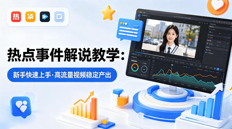 图片[1]-某大V的热点事件解说教学，新手也能快速上手，稳定产出高流量解说视频——生财有道创业项目网-生财有道