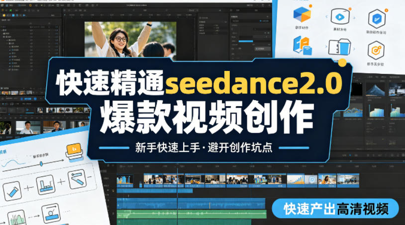图片[1]-快速精通seedance2.0爆款视频创作，快速产出高清视频，避开大量创作坑点，新手也能快速上手——生财有道创业项目网-生财有道