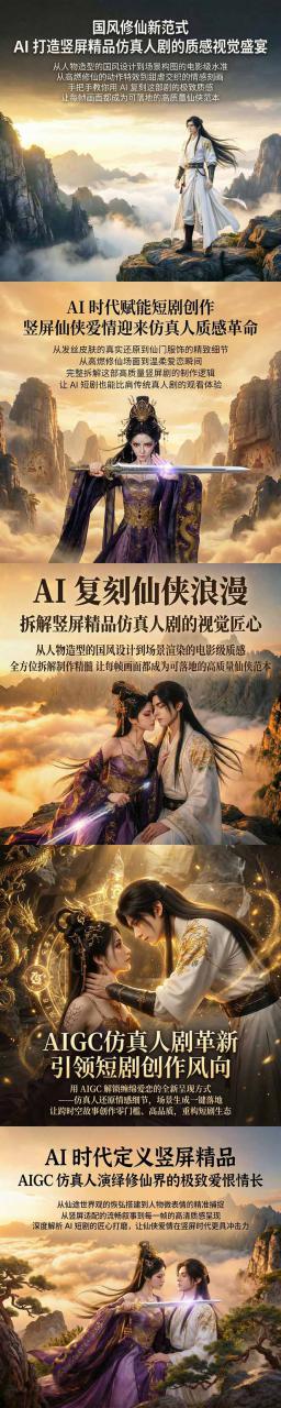 图片[2]-（18199期）AIGC 仿真人短剧创作革新，解锁仙侠爱恋全新呈现，一键出高质场景，零门槛打造爆款剧集_生财有道创业项目网-生财有道