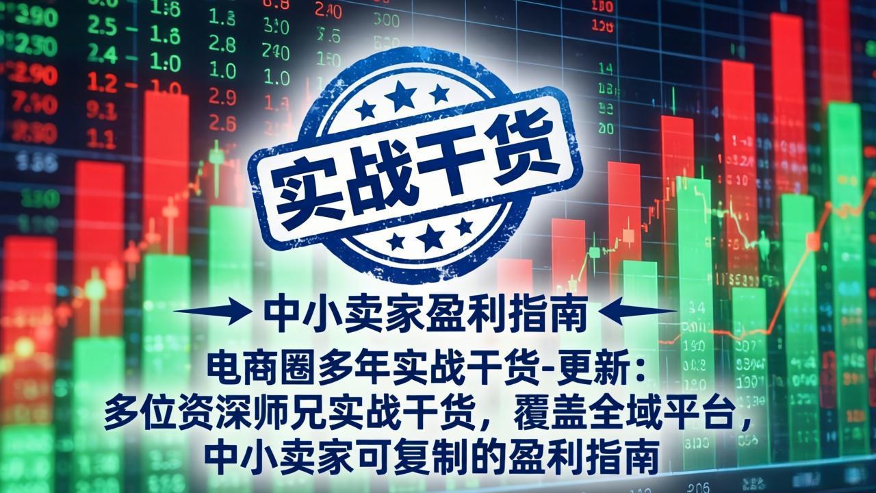 图片[1]-（18231期）电商圈多年实战干货-更新4月27：多位资深师兄实战干货/覆盖全域平台，中小卖家可复制的盈利指南_生财有道创业项目网-生财有道