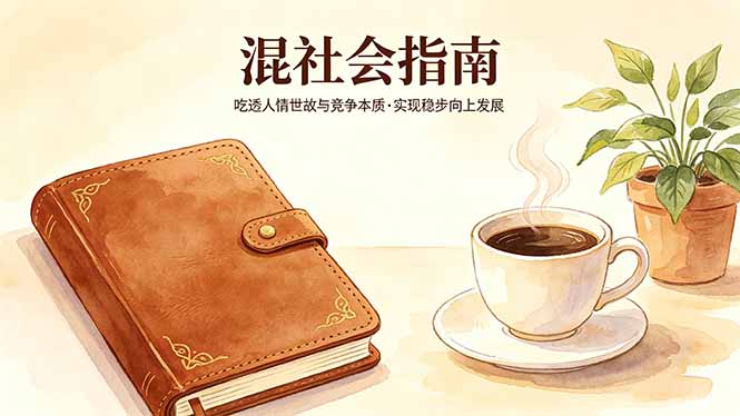 （18282期）付费文章：混社会指南，吃透人情世故与竞争本质，实现稳步向上发展_生财有道创业项目网