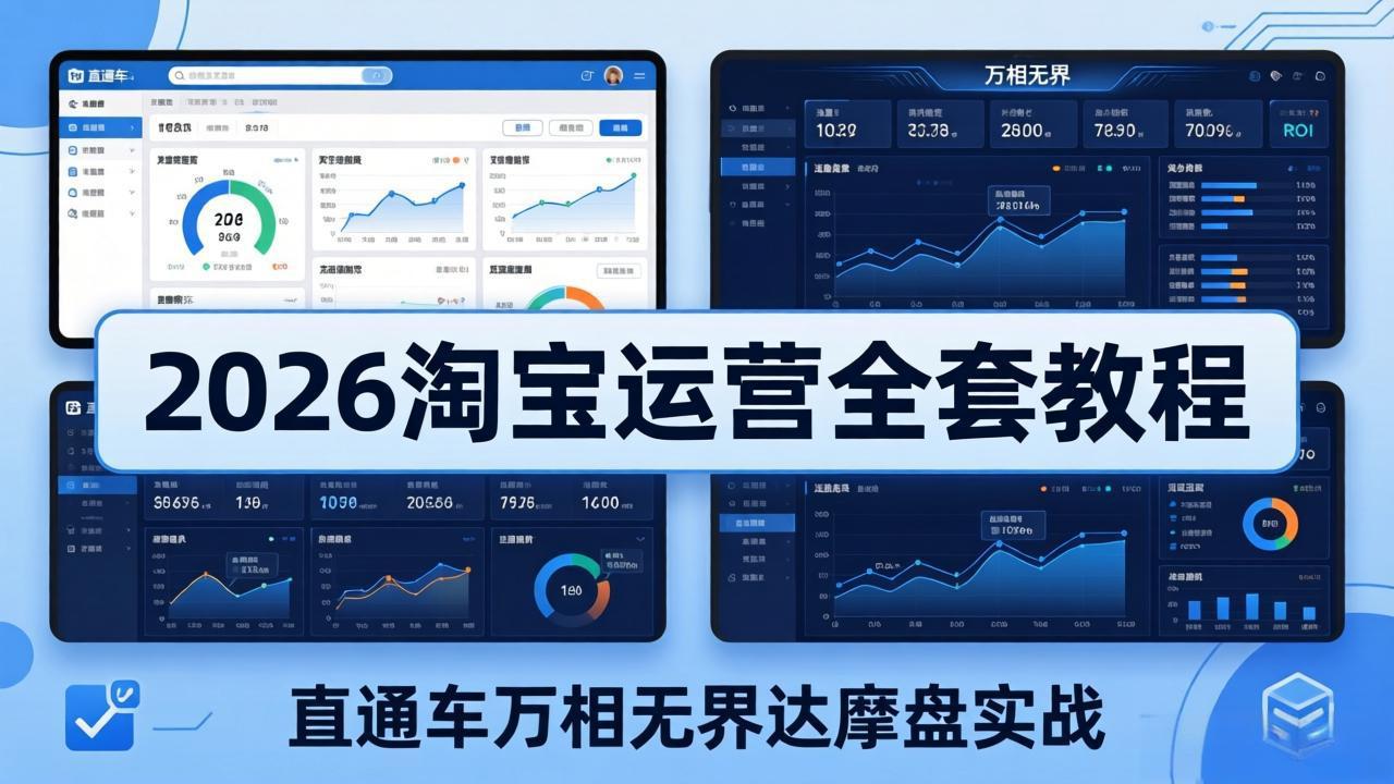 图片[1]-（18308期）2026淘宝运营全套教程(更新5月3日)，直通车万相无界达摩盘实战，从基础到进阶提升流量转化_生财有道创业项目网-生财有道