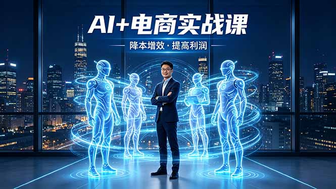 （18328期）AI+电商实战课，1人+N个AI 智能体，把SOP变AI员工，实现降本增效提高利润_生财有道创业项目网