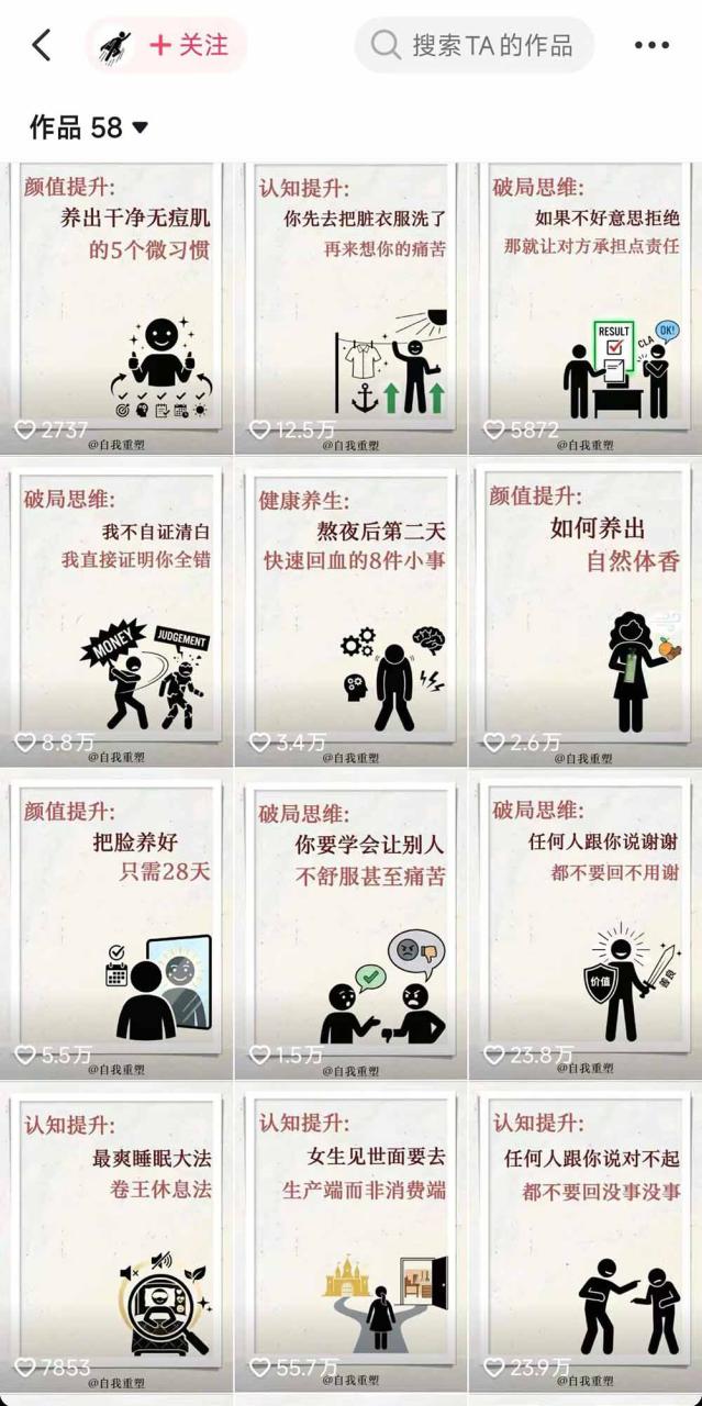 图片[3]-（18403期）40w博主自我重塑AI思维动画教程，视频剪辑+抠图+音频+封面制作，接商单+独家精选收益_生财有道创业项目网-生财有道