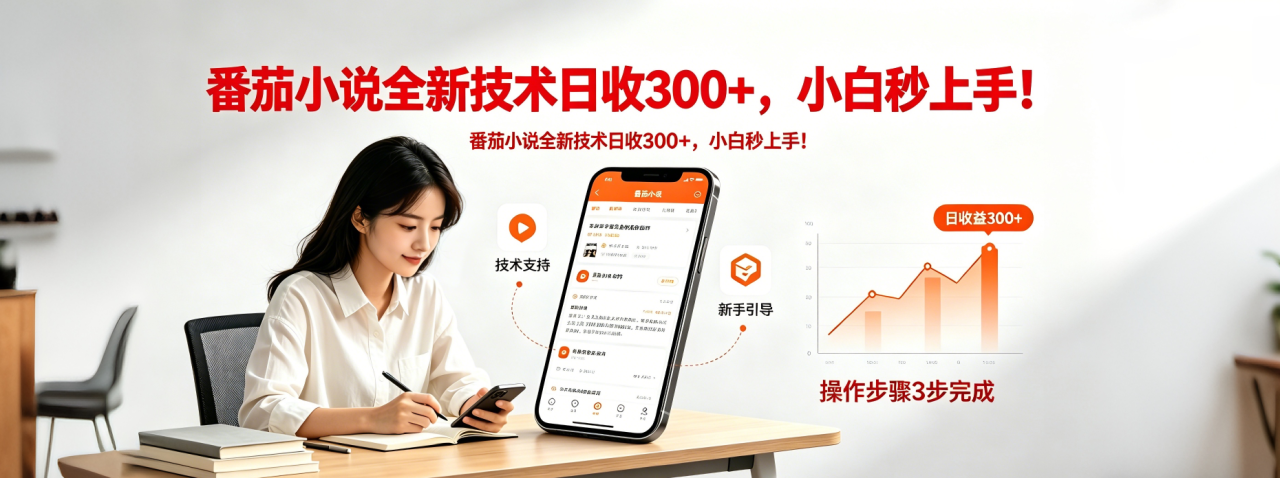 图片[1]-（18392期）番茄小说全新技术全新玩法！无脑日收300+_生财有道创业项目网-生财有道