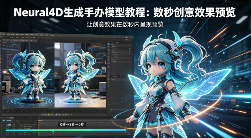 图片[1]-Neural4D生成手办模型教程，让创意效果在数秒内呈现预览——生财有道创业项目网-生财有道